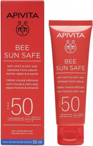 Сонцезахисний крем для обличчя Apivita Bee Sun Safe Anti-Spot & Anti-Age Defense SPF 50 50 мл (5201279100575) - зображення 2