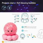 Іграшка-нічник Cloud B Twinkles To Go Octo Pink Salmon (0872354009912) - зображення 7