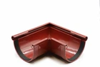 Угол желоба RainWay наружный 90° 130 мм Красный, RAL 3004