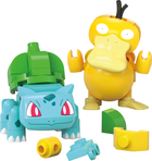 Zestaw klocków Mattel Mega Pokemon Pokeball Bulbasaur i Psyduck 63 części (0194735235742) - obraz 3