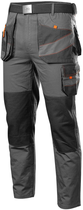 Штани робочі NEO Tools Cotton Slim 81-325 L Сірі (5907558453157) - зображення 1