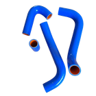 Силиконовые патрубки радиатора Москвич 2141 с двигателем УЗАМ (комплект 4 шт.)