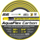 Шланг садовый AquaFlex Carbon 3/4" 30м 4 слоя 20бар -10…+60°C 2E (2000003266135)