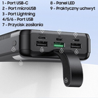 Powerbank Awei P140K 30000mAh USB-C Black (6954284002370) - obraz 4