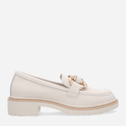 Loafersy damskie skórzane Venezia HA-026 36 23.7 cm Beżowe (5906140382950) - obraz 1