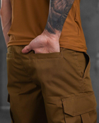 Армейские мужские шорты рип-стоп XL койот (16299) - изображение 4