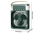 Міні кондиціонер Air Cooler Fan 4в1, портативний, USB зволожувач та нічник з LED підсвічуванням