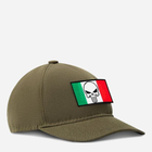 Набор шевронов на липучке IDEIA Череп Карателя Punisher на Флаге Мексики 5 х 8 см 2 шт Зеленый (4820227287062) - изображение 2