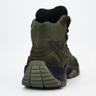Шкіряні демісезонні черевики OKSY TACTICAL Olive арт. 070112-cordura 46 розмір - зображення 6