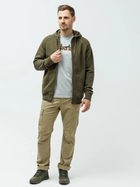 Bluza męska rozpinana streetwear z kapturem Timberland TB0A2BNB M Khaki (194116666448) - obraz 3