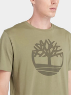 T-shirt męski bawełniany Timberland TB0A2C2R L Khaki (194902947867) - obraz 4