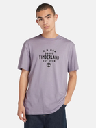 T-shirt męski bawełniany Timberland TB0A5UF7 XL Fioletowy (194903902810)