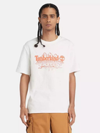 T-shirt męski bawełniany Timberland TB0A5UFU XL Biały (194903902704)