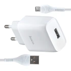 МЗП Hoco C72A Glorious single port charger set ( Microsoft ) ( EU ) White
