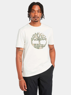 T-shirt męski bawełniany Timberland TB0A5UP3 M Biały (194902996667)