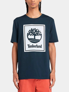 T-shirt męski bawełniany Timberland TB0A5WQQ S Niebieski (194902954094) - obraz 1