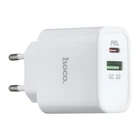 СЗУ Hoco C57A Speed charger PD+QC3.0 charger(EU) 2USB 3.1A White