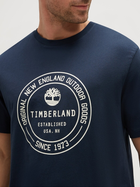 T-shirt męski bawełniany Timberland TB0A6GF5 L Granatowy (196247861860) - obraz 4