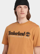 Футболка бавовняна довга чоловіча Timberland TB0A6SE1 S Бежева (194112901659) - зображення 4