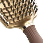 Гребінець для волосся Olivia Garden Expert Care Flex Boar&Nylon Bristles з ворсом кабана та іонізацією Gold&Brown (5414343020710) - зображення 3