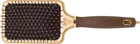 Гребінець для волосся Olivia Garden Expert Care Rectangular Nylon Brites з нейлоновою щетиною Gold&Brown (5414343020741) - зображення 2