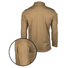 Футболка Поло тактическая с длинным рукавом Tactical Long Sleeve Polo Shirt Quick Dry S DARK COYOTE - изображение 2
