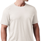 Футболка тактическая потоотводящая 5.11 Tactical PT-R Charge Short Sleeve Top 2.0 S Sand Dune Heather - изображение 6