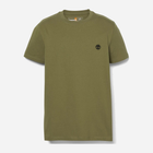 T-shirt męski bawełniany Timberland TB0A2BPR XL Khaki (194902951154) - obraz 4