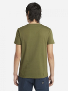 T-shirt męski bawełniany Timberland TB0A2BPR M Khaki (194902950645) - obraz 2