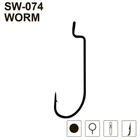 Гачки MiniMax Worm SW-074 # 1 BLN 5шт. ring