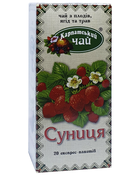 Карпатський чай Суниця в пакетиках 20 шт х 2 г (966) - изображение 1