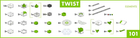 Klocki konstrukcyjne Ravensburger Gravitrax Starter Kit Twist 95 elementów (4005556225767) - obraz 5