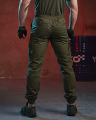 Армійські чоловічі штани на гумці Bandit XL олива (11469) - зображення 4