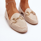 Loafersy damskie Iluvana 37 Beżowe (5905677084559) - obraz 7