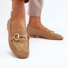 Loafersy damskie Iluvana 37 Camel (5905677084498) - obraz 4