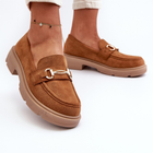 Loafersy damskie Lighas 37 Camel (5905677176032) - obraz 2