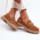 Loafersy damskie Lighas 40 Camel (5905677176063) - obraz 4