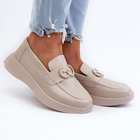 Loafersy damskie S.Barski LR490 40 Beżowe (5905677196740) - obraz 4