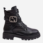 Жіночі зимові черевики Gennee 39 Чорні (5905677890129) - зображення 1