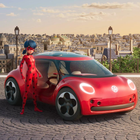 Samochód Miraculous  Lady Bug Volkswagen E-Beetle (0043377506690) - obraz 8