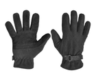 Тактичні рукавиці Texar флісові з мембраною Black Size M - изображение 1