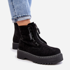 Жіночі зимові черевики високі Edivame 41 Чорні (5905677980370) - зображення 5