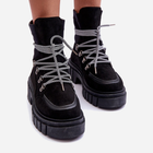 Жіночі черевики високі Acorn 40 Чорні (5905677884050) - зображення 4