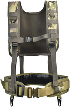 Ременно-Плечевая Система, разгрузочный пояс-жилет с плечами РПС ЗСУ Clefers Tactical X14 Мультикам (5002196)