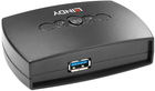 Switch Lindy 2 Port USB 3.0 (4002888431415) - obraz 2