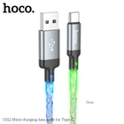Hoco U112 кабель для зарядки та передачі даних Hoco U112 Shine USB до Type-C grey