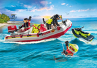 Zestaw do zabawy z figurkami Playmobil Action Heroes Fire Boat with Water Scooter 52 elementa (4008789714640) - obraz 3