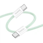 Data-кабель Hoco X104 Source 60W 3A Type-C to Type-C 1m, Green