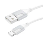 USB Кабель Borofone BX101 Creator Type-C 3A 1m, White