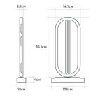 Кварцевая Бактерицидная лампа UVC 38W для дезинфекции помещений с дистанционным управлением - изображение 9